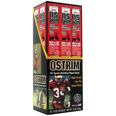 Ostrim Natural, BEEF/ELK STICK, Teriyaki 10 / 1.5 oz Ostrim Natural