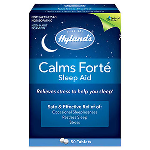 Hylands, Naturals Calms Forte Sleep Aid, 50 Tabs Hylands