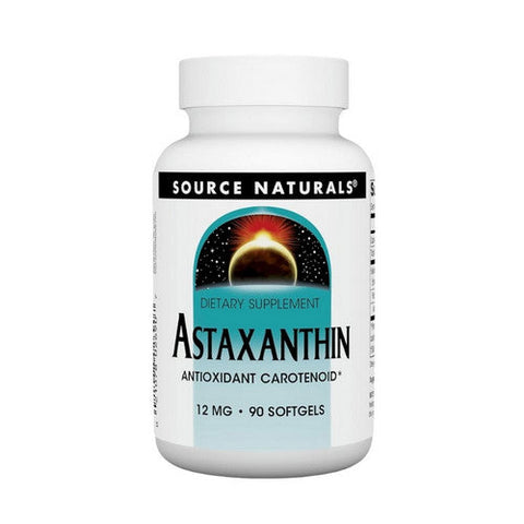 Source Naturals, Astaxanthin, 12 mg, 90 Softgel Source Naturals