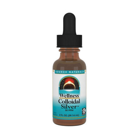Source Naturals, Wellness Colloidal Silver Liquid, 30 Ppm, 2 Oz Source Naturals
