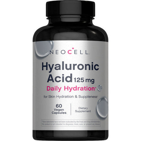 Neocell Laboratories, Hyaluronic Acid 125 mg, 60 Caps Neocell Laboratories