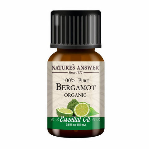 Nature's Answer, Pure Organic Essential OilBergamot, 0.5 Oz Nature's Answer
