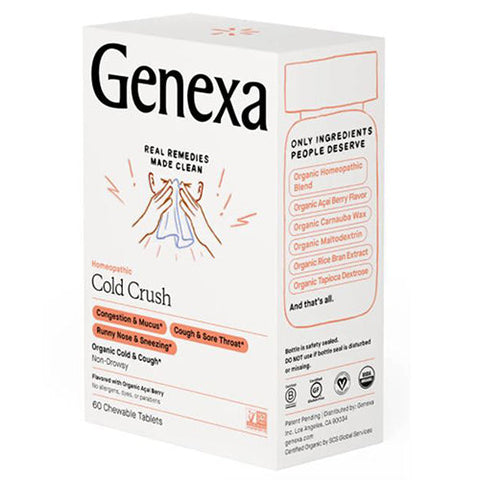 Genexa, Organic Cold Crush, Adult 60 Tabs Genexa