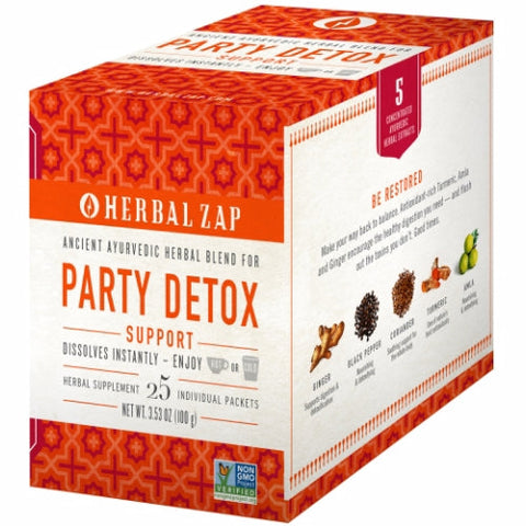 Herbal Zap, Ayurvedic Party Detox Supplement, 25 Count Herbal Zap