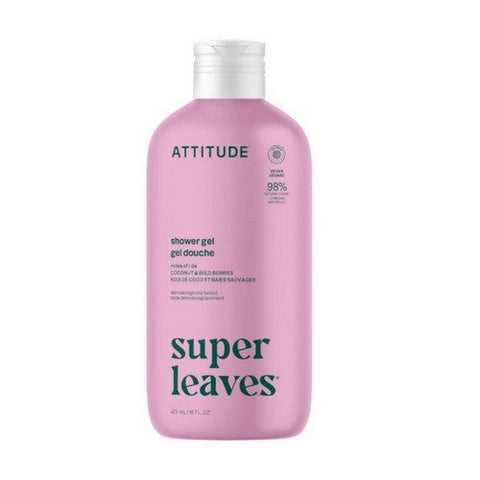 Attitude, Natural Shower Gel, Soothing 16 Oz Attitude