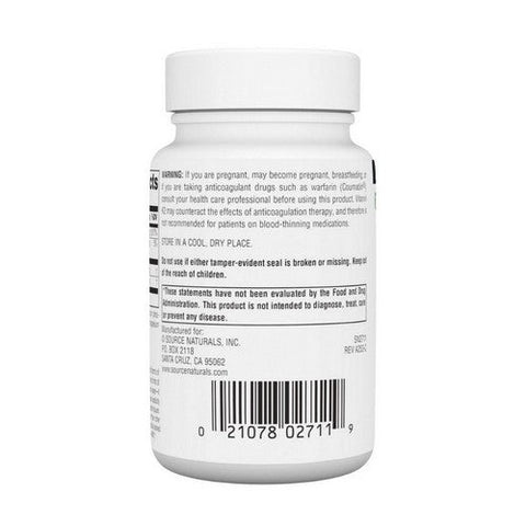 Source Naturals, Vitamin K-2 Advantage, 2200 mcg, 120 Tabs Source Naturals
