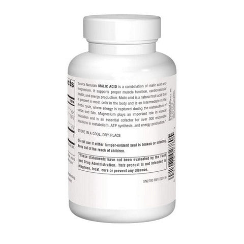 Source Naturals, Malic Acid, 833 mg, 120 Tabs Source Naturals
