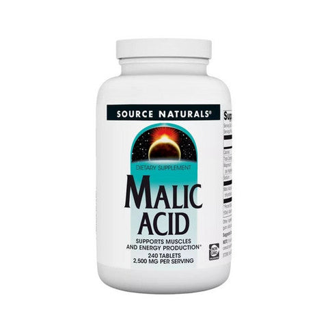 Source Naturals, Malic Acid, 833 mg, 240 Tabs Source Naturals