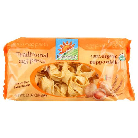 Organic Pasta Egg pappardelle 8.8 Oz by Bionaturae