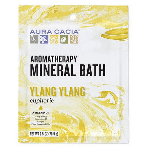 Aura Cacia, Mineral Bath, Euphoric Ylang Ylang 2.5 Oz Aura Cacia