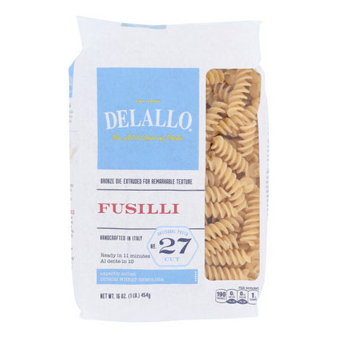 Delallo, Pasta, Fusilli 16 Oz(Case Of 8) Delallo
