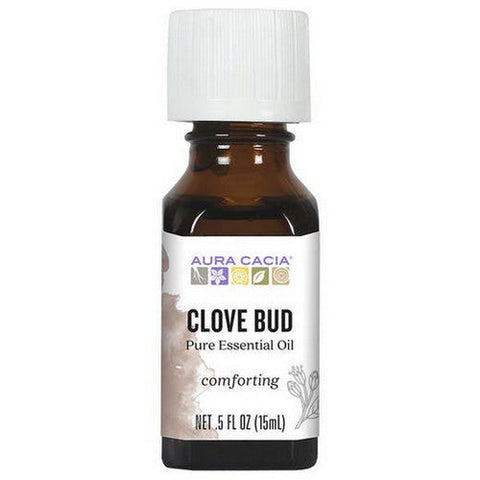 Aura Cacia, Pure Essential Oil Clove Bud, 0.5 Oz Aura Cacia