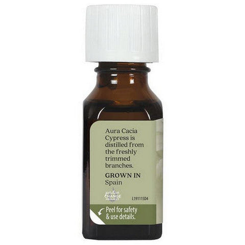 Aura Cacia, Essential Oil Cypress, (cypressus sempervirens) 0.5 Fl Oz Aura Cacia