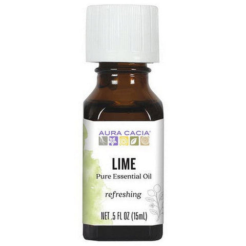 Aura Cacia, Essential Oil Lime, (citrus aurantifolia) 0.5 Fl Oz Aura Cacia