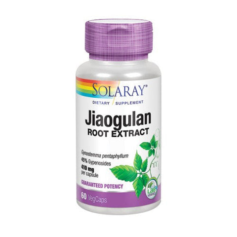 Solaray, Jiaogulan Root Extract, 410 mg, 60 Veg Caps Solaray