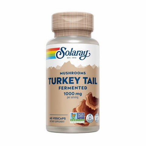 Solaray, Fermented Turkey Tail, 500 mg, 60 Veg Caps Solaray