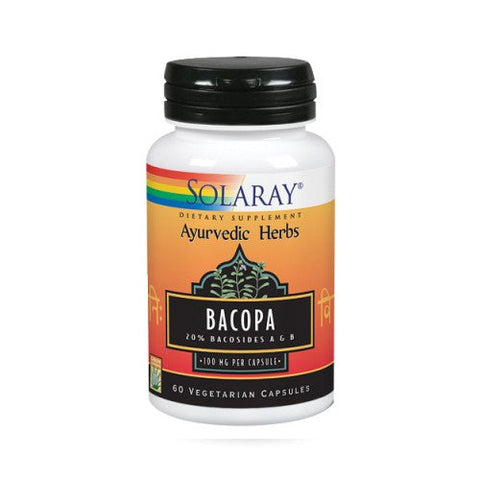 Solaray, Bacopa, 100 mg, 60 Veg Caps Solaray