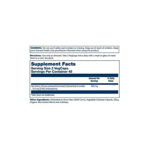 Solaray, Vital Extracts Tart Cherry Natural Cherry, 500 Mg, 90 Chews Solaray