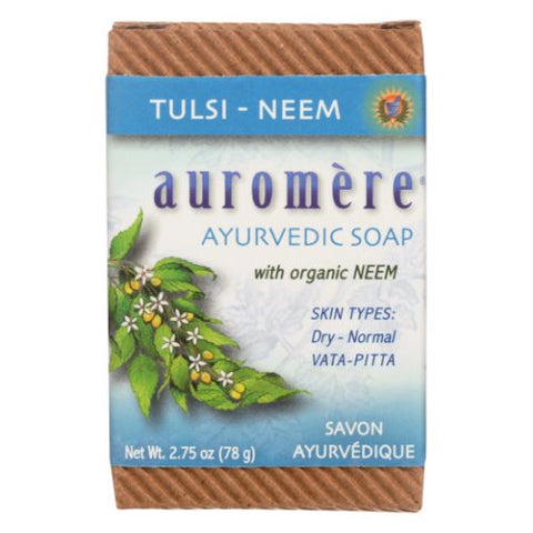 Auromere, Ayurvedic Soap, Tulsi-Neem 2.75 Oz Auromere