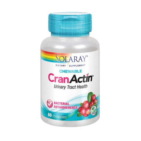 Solaray, CranActin Chewable, 200 mg, 60 Chews, Berry Solaray