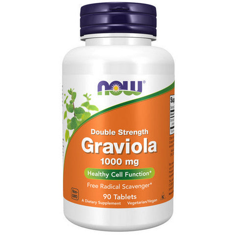 Now Foods, Graviola, 1000 mg, 90 Tabs Now Foods