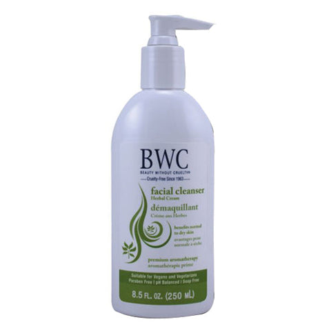 Beauty Without Cruelty, Herbal Cream Facial Cleanser, 8.5 Oz Beauty Without Cruelty