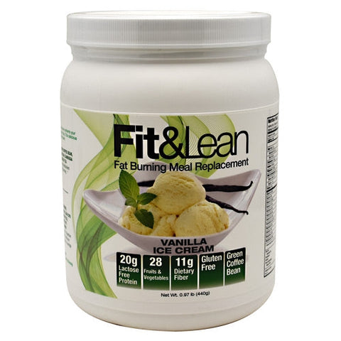 Maximum Human Performance, Fit & Lean Fat Burning Meal Replacement, Vanilla 1 lbs Maximum Human Performance