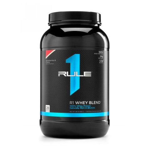 Rule 1, R1 Whey Blend, Chocolate Fudge 5 lbs Rule 1