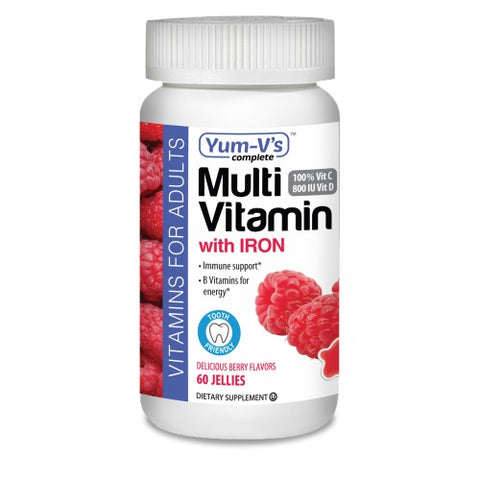 Yum-V's, Multivitamin with Iron for Adults, 60 Count Yum-V's