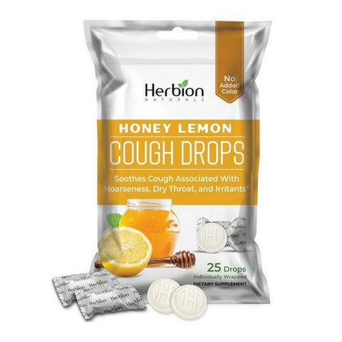 Herbion Naturals, Cough Drops, Honey 25 Count Herbion Naturals