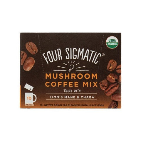 Four Sigma Foods Inc, Coffee Lions Mane Mushroom, 0.9 Oz Four Sigma Foods Inc