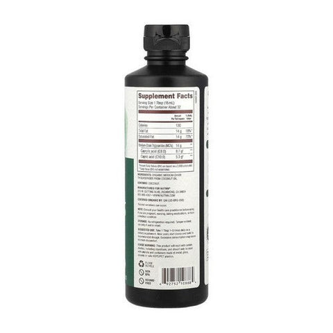 Nutiva, Mct Oil, 16 Oz Nutiva