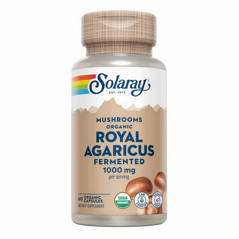 Solaray, Fermented Royal Agaricus, 60 Veg Caps Solaray
