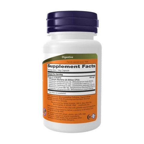 Now Foods, Probiotic-10, 30 Veg Caps