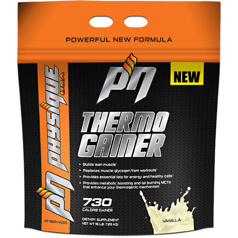 Physique Nutrition, Thermo Gainer, Chocolate 16  lbs Physique Nutrition