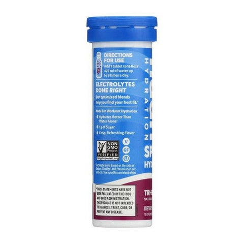Nuun, Sport Hydration Single Tube Tri-Berry, 10 Tabs (Case Of 8) Nuun
