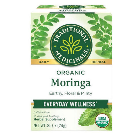 Traditional Medicinals, Organic Tea Moringa with Spearmint and Sage, 16 Bags Traditional Medicinals