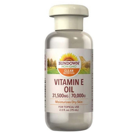 Sundown Naturals, Sundown Naturals Vitamin E Oil, 70000 IU, 12 X 2.5 Oz Sundown Naturals