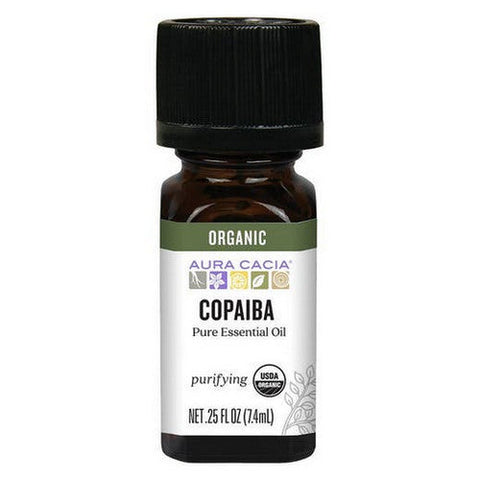 Aura Cacia, Organic Essential Oil, Copaiba .25Oz Aura Cacia