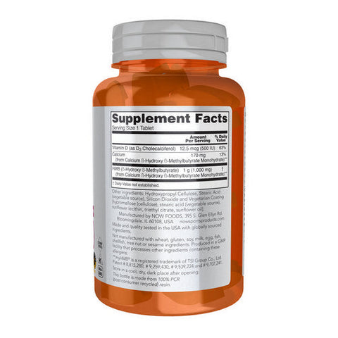 Now Foods, HMB Double Strength, 1000 mg, 90 Tabs Now Foods