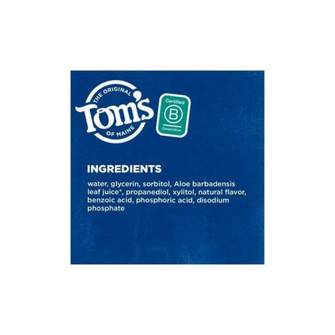 Tom's Of Maine, Whole Care Natural Mouthwash With Fluoride Fresh Mint, 16 Oz Tom's Of Maine