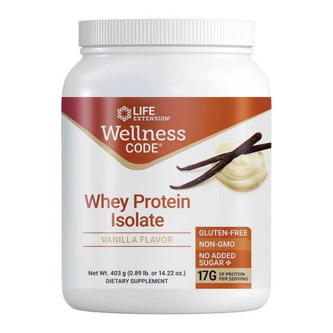 Life Extension, Whey Protein Isolate, Vanilla 403 Grams Life Extension