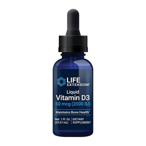 Life Extension, Liquid Vitamin D3, 50 mcg (2000 IU), 1 Oz Life Extension