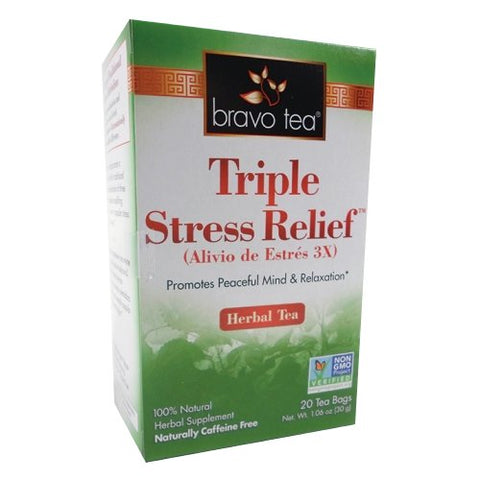 Bravo Tea & Herbs, Triple Stress Relief Tea, 20 bags Bravo Tea & Herbs