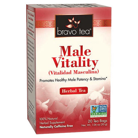 Bravo Tea & Herbs, Male Vitality Tea, 20 Bags Bravo Tea & Herbs