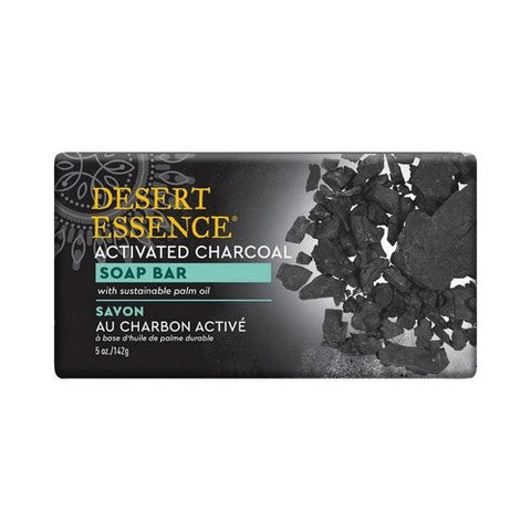 Desert Essence, Activated Charcoal Soap Bar, 5 Oz Desert Essence