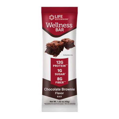 Life Extension, Wellness Bar, Cookie Dough 12 Bars Life Extension