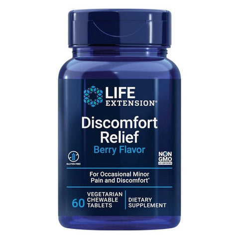 Life Extension, Discomfort Relief Berry, 60 Chewable Tabs Life Extension