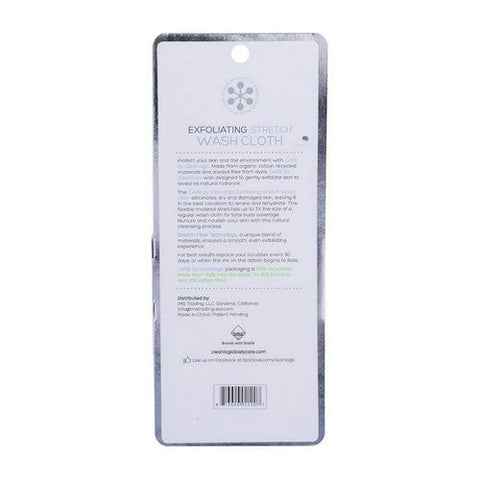 Cleanlogic, Exfoliating Stretch Wash Cloth, 1 Count Cleanlogic