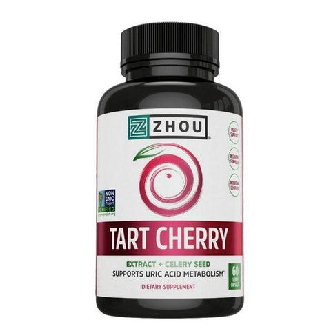 Zhou Nutrition, Tart Cherry Extract + Celery Seed, 60 Veg Caps Zhou Nutrition